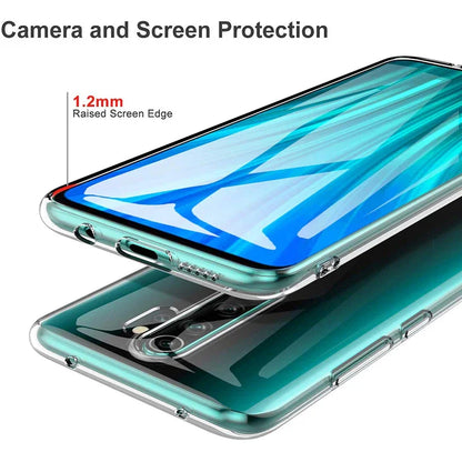 Xiaomi Redmi Note 8 Pro 8 8A 9 9S 9T 9A 9C 10 10S 11 Pro Soft Silicone Transparent Back Cover