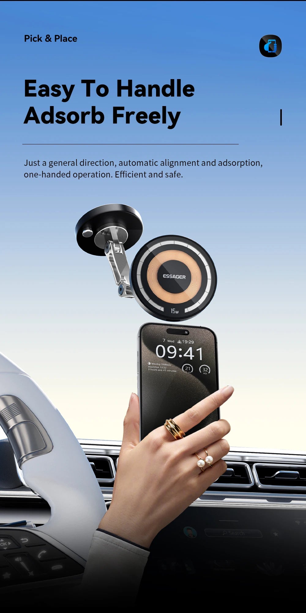 Essager Magnetic Car Charger