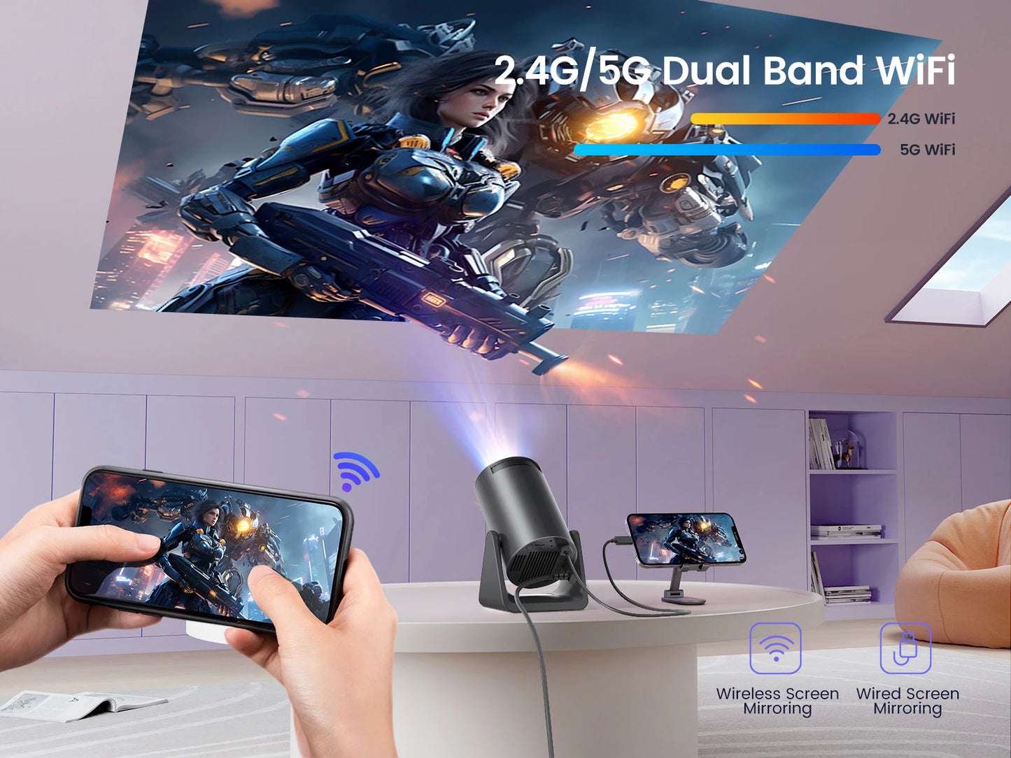 Wimius Mini Projector