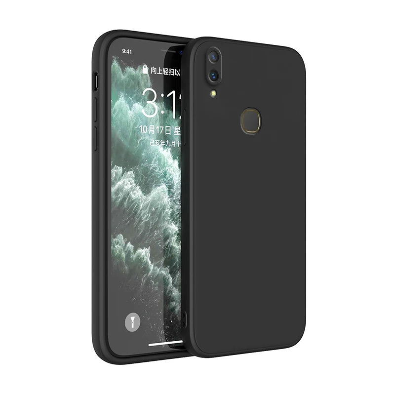 Luxury Liquid Silicone Phone Case for Xiaomi Redmi Note 5 6 7 8 8T 9 9s 10S 10 Pro Fundas Redmi 8 8A 9 9A 9C 10A 10C Cover Case