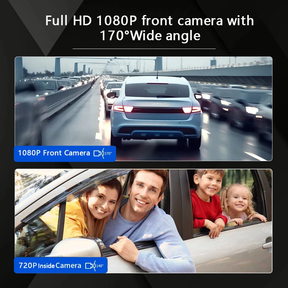 1080P WIFI Dual Camera Dash Cam