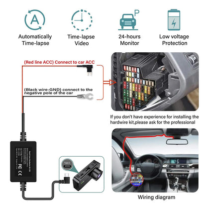 1080P WIFI Dual Camera Dash Cam