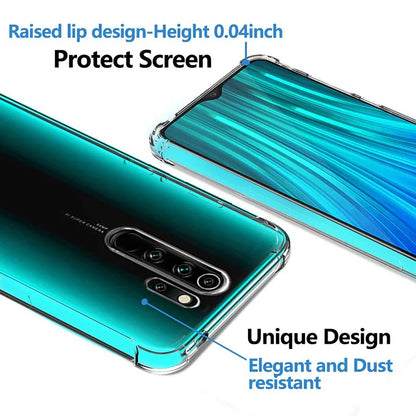 Xiaomi Redmi Note 8 Pro 8 8A 9 9S 9T 9A 9C 10 10S 11 Pro Soft Silicone Transparent Back Cover