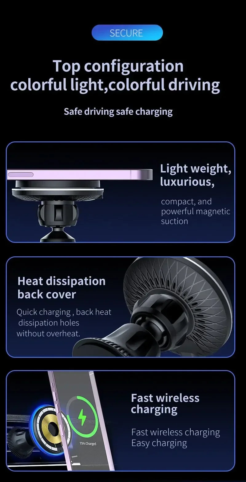 RGB Magnetic Car Charger