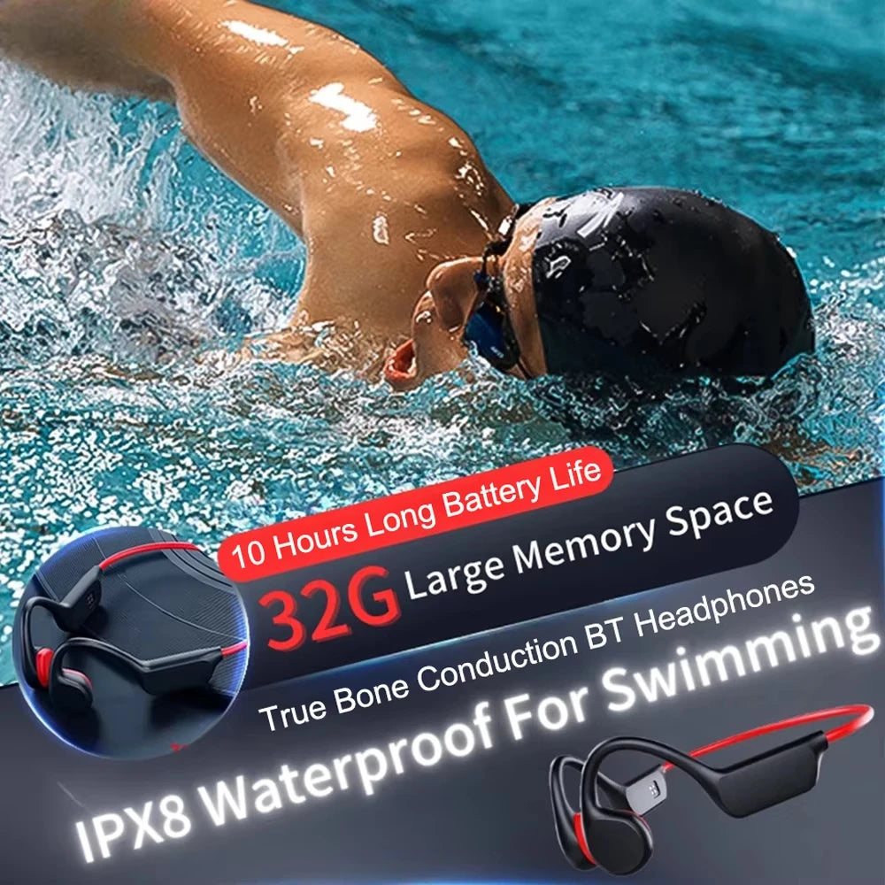Bone Conduction Waterproof Headphones