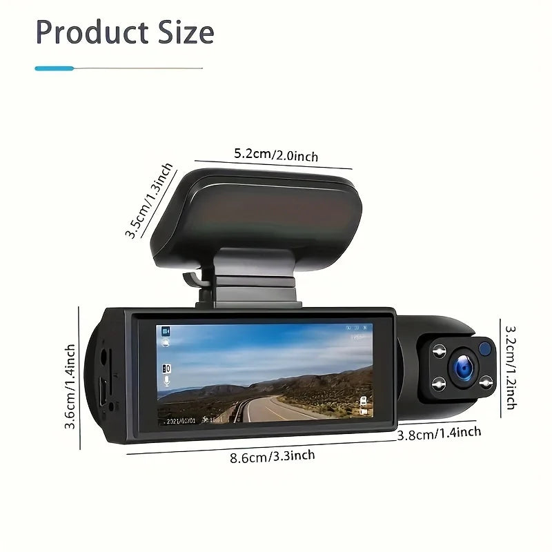 1080P WIFI Dual Camera Dash Cam