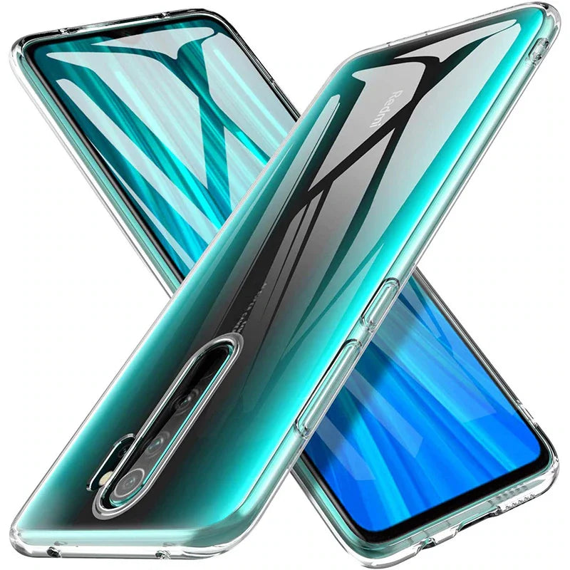 Xiaomi Redmi Note 8 Pro 8 8A 9 9S 9T 9A 9C 10 10S 11 Pro Soft Silicone Transparent Back Cover