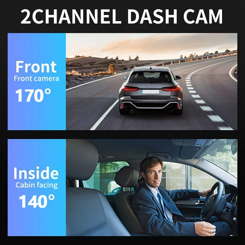 1080P WIFI Dual Camera Dash Cam