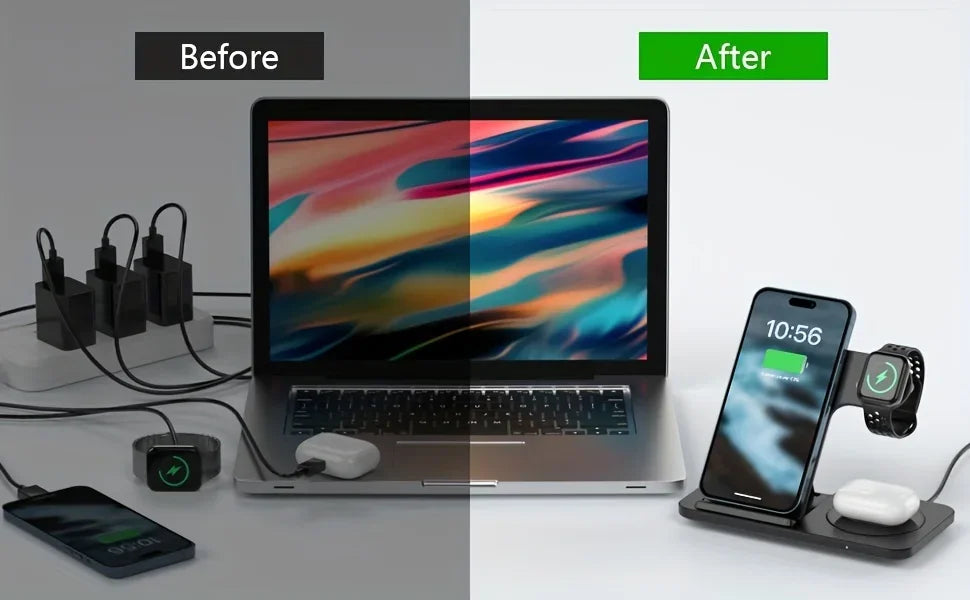 3-in-1 Wireless Charging Station