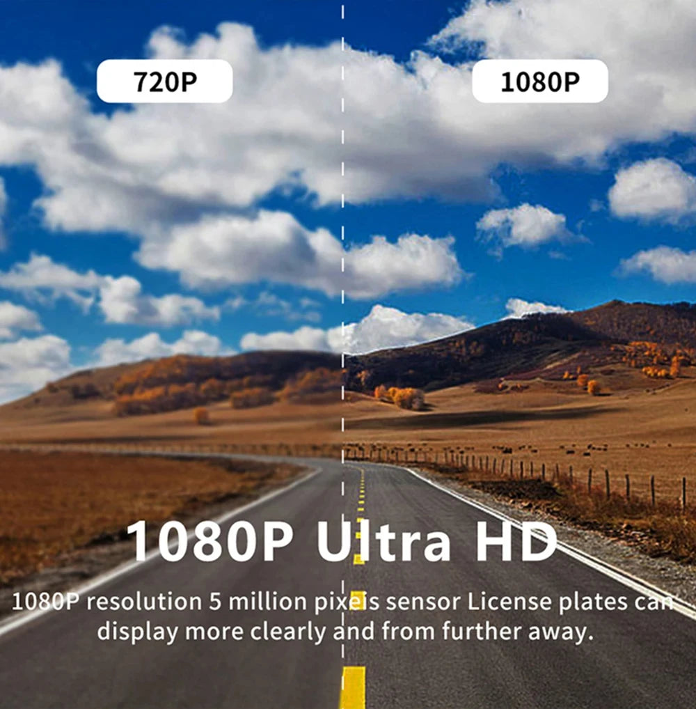 1080P WIFI Dual Camera Dash Cam