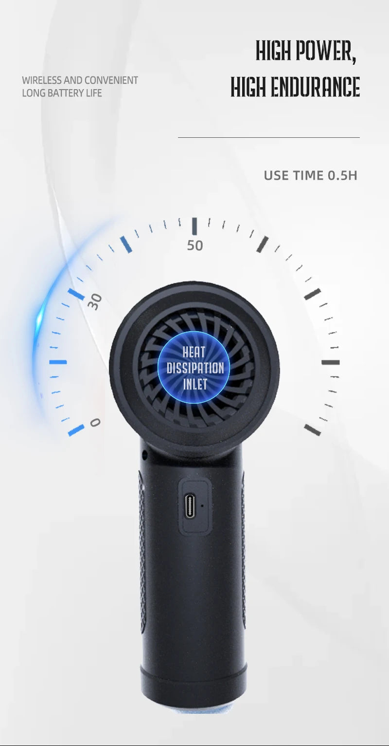 Compressed Air Duster for Keyboard  Electric Air Blower Computer Cleaning Cordless Air Dust Cleaner for PC Crumbs Car