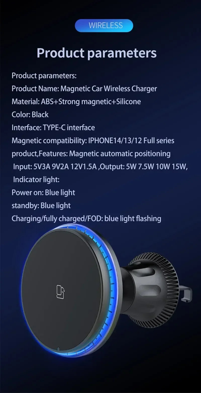 RGB Magnetic Car Charger